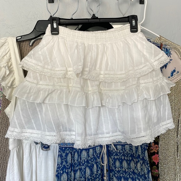 Spell and the gypsy collection x Lisa Danielle DARLING MINI SKIRT ruffle tiered